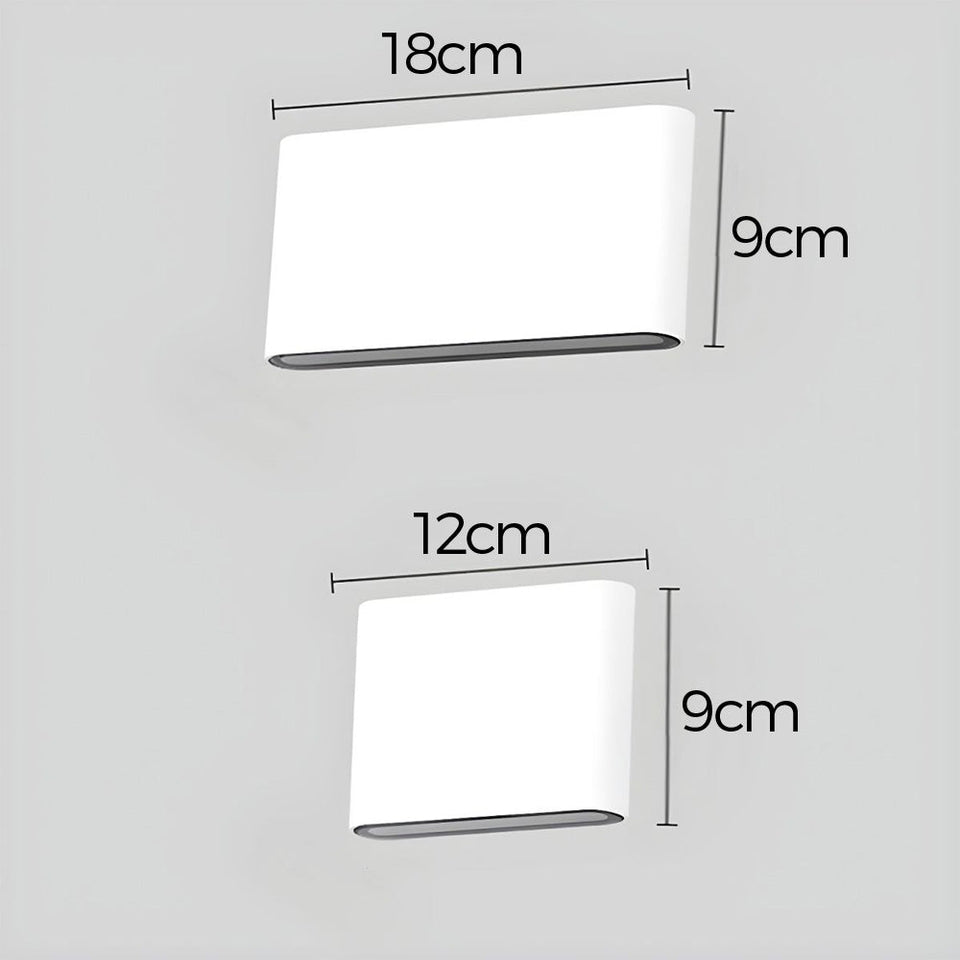 Waterproof Aluminum Outdoor Wall Light Up Down Design-Lighting > Outdoor Lighting-casanuva-casanuva