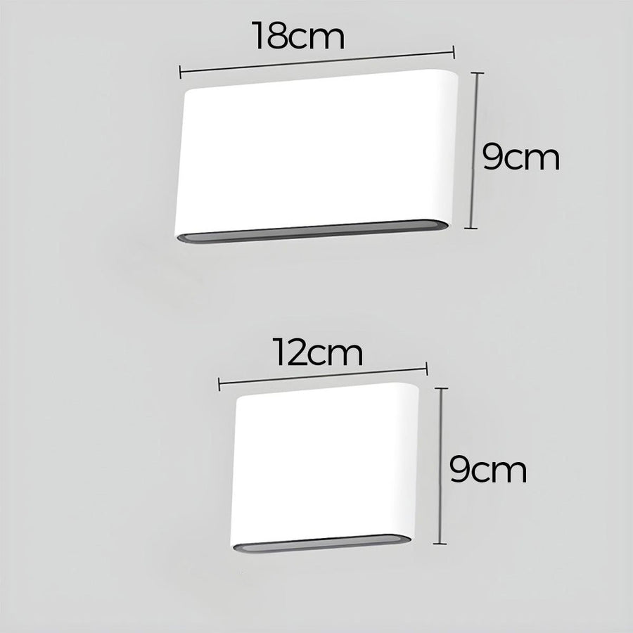 Waterproof Aluminum Outdoor Wall Light Up Down Design-Lighting > Outdoor Lighting-casanuva-casanuva