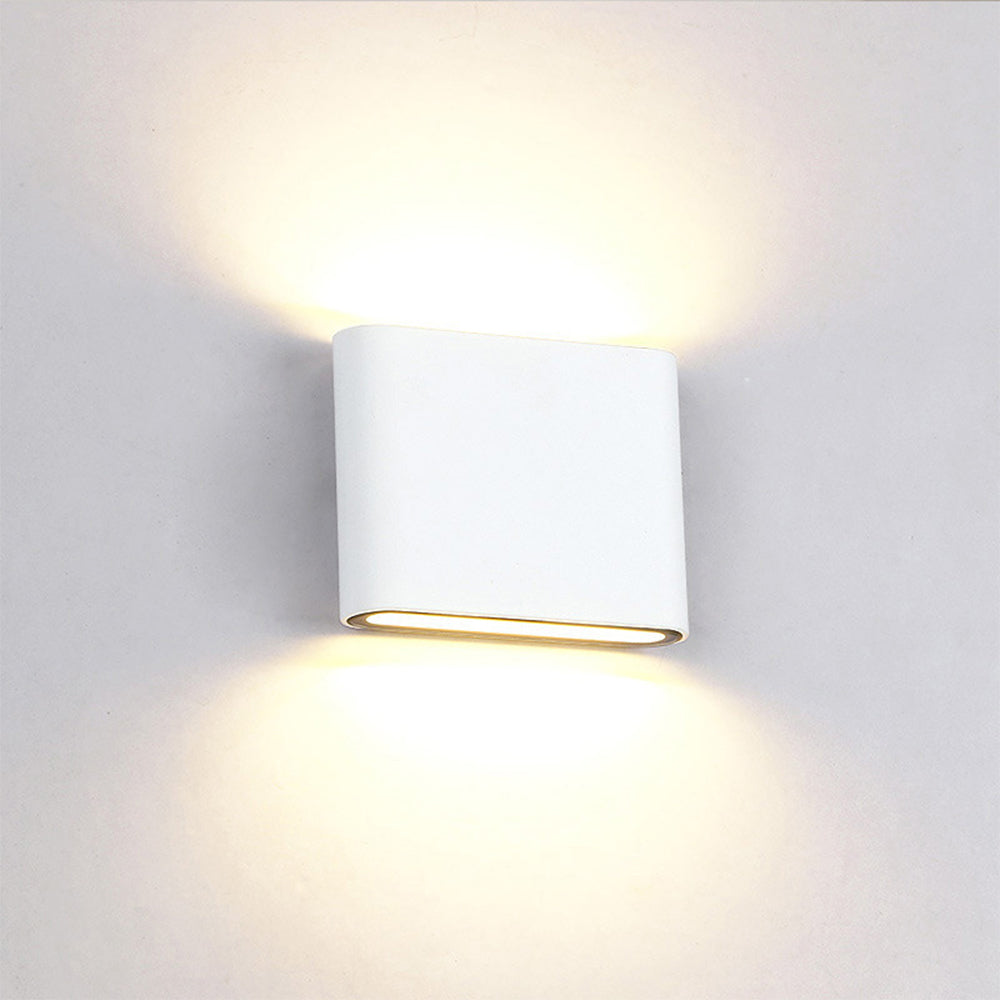 Waterproof Aluminum Outdoor Wall Light Up Down Design-Lighting > Outdoor Lighting-casanuva-White-D12*H9cm-White Light-casanuva
