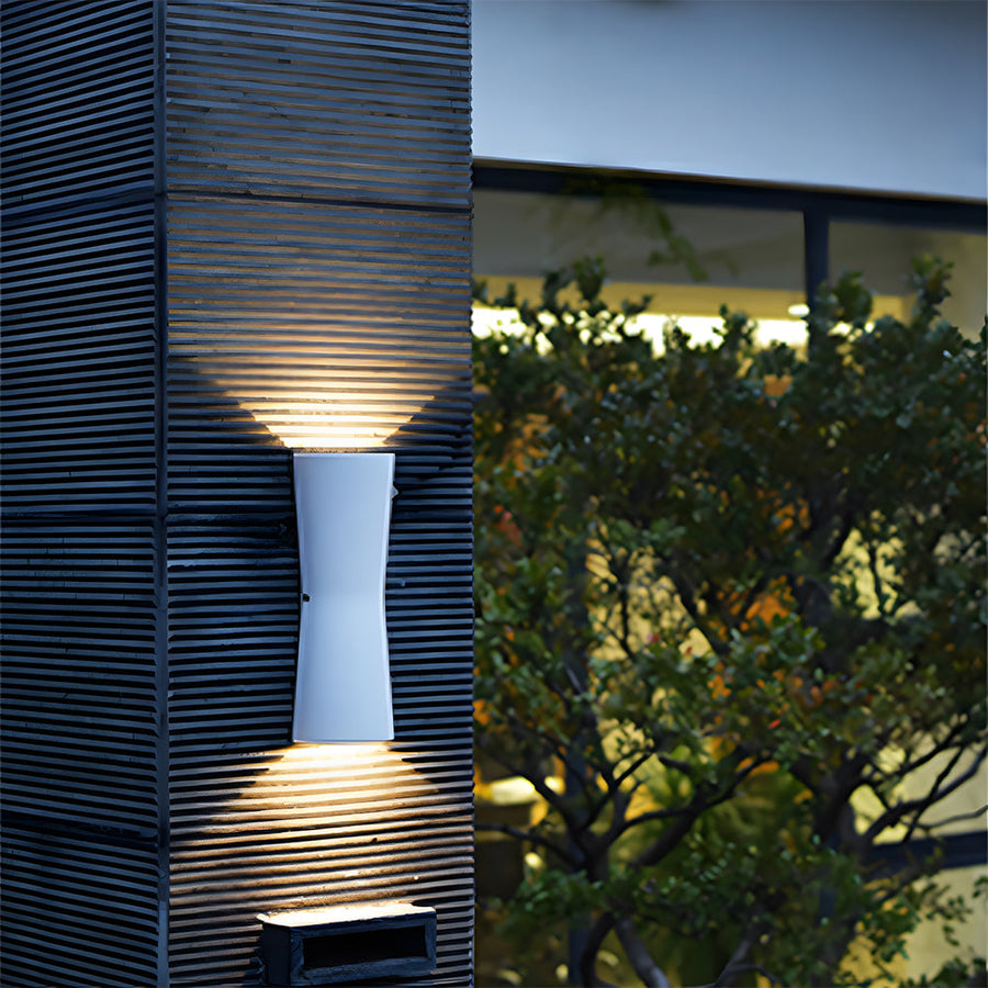 Waterproof LED Outdoor Up and Down Wall Light-Lighting > Outdoor Lighting-casanuva-White-L26cm*W9cm(10W)-White Light-casanuva