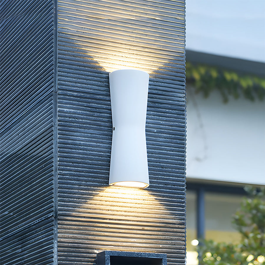 Waterproof LED Outdoor Up and Down Wall Light-Lighting > Outdoor Lighting-casanuva-White-L26cm*W9cm(6W)-White Light-casanuva