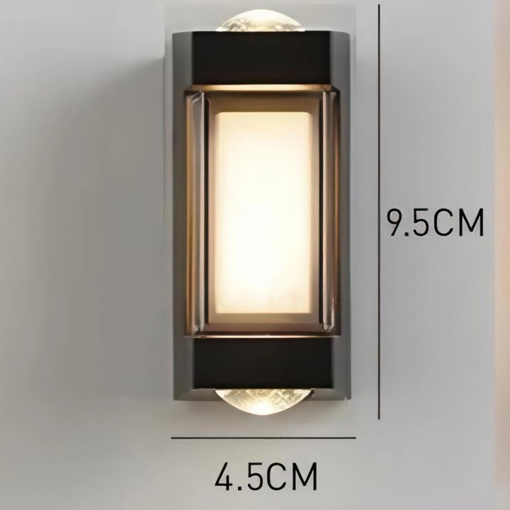 Waterproof LED Outdoor Wall Light Black Up and Down Design-Lighting > Outdoor Lighting-casanuva-casanuva