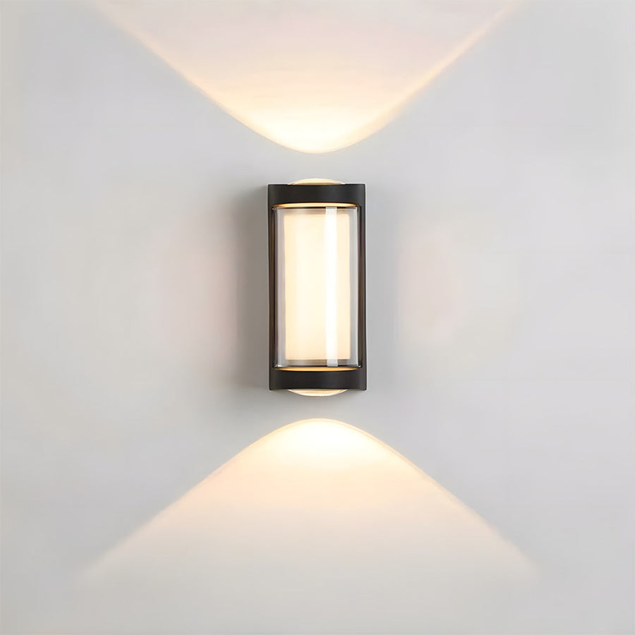 Waterproof LED Outdoor Wall Light Black Up and Down Design-Lighting > Outdoor Lighting-casanuva-casanuva