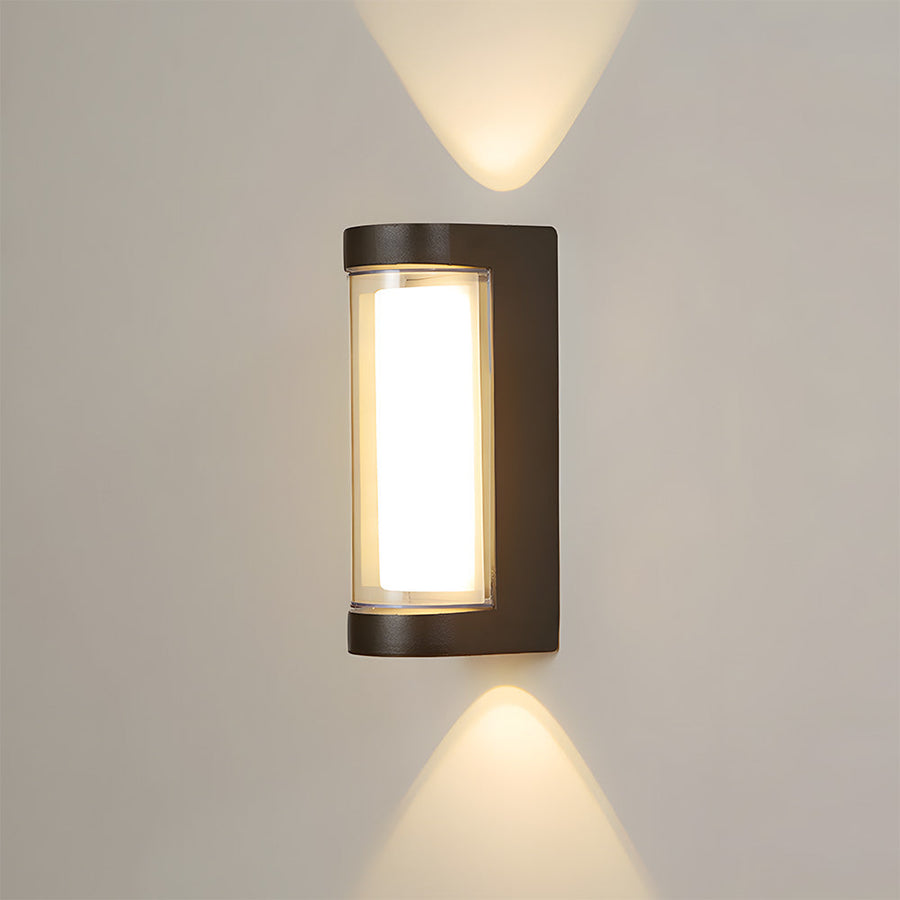 Waterproof LED Outdoor Wall Light Black Up and Down Design-Lighting > Outdoor Lighting-casanuva-casanuva