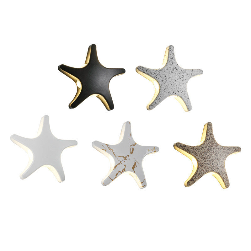Waterproof LED Outdoor Wall Light Die-Cast Aluminum Starfish Design-Lighting > Outdoor Lighting-casanuva-casanuva