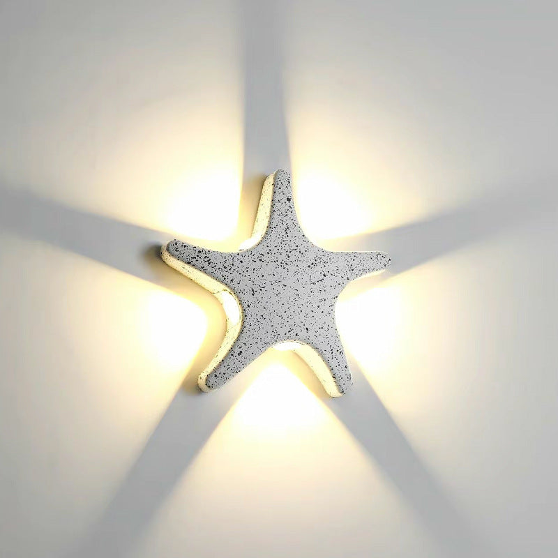 Waterproof LED Outdoor Wall Light Die-Cast Aluminum Starfish Design-Lighting > Outdoor Lighting-casanuva-casanuva