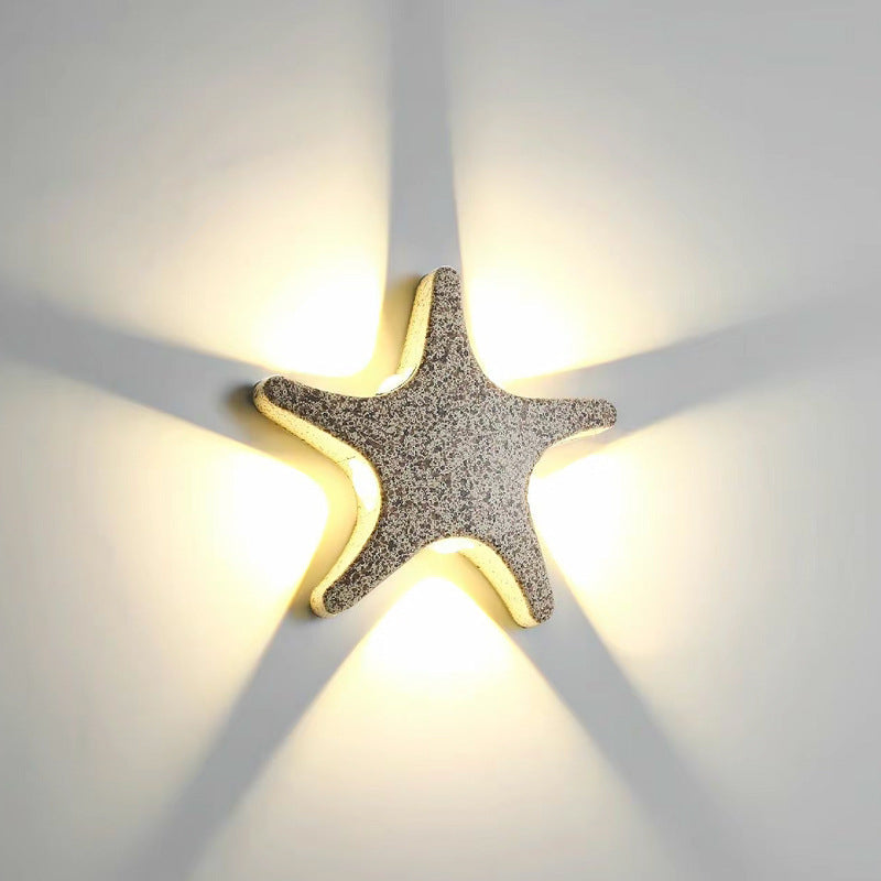 Waterproof LED Outdoor Wall Light Die-Cast Aluminum Starfish Design-Lighting > Outdoor Lighting-casanuva-casanuva
