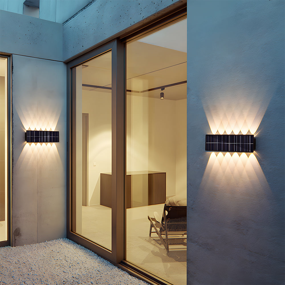 Waterproof LED Outdoor Wall Light IP65-Lighting > Outdoor Lighting-casanuva-Black-9cm-1 Pack-casanuva