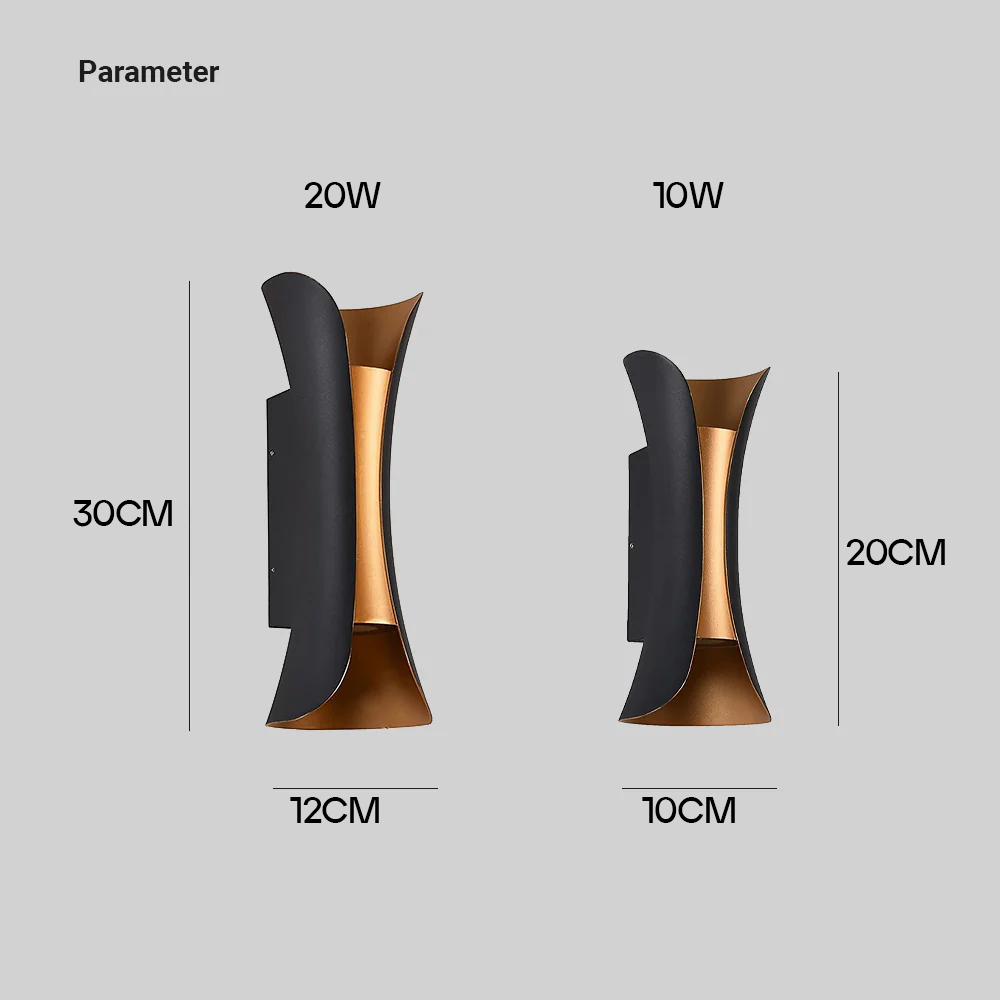 Waterproof LED Outdoor Wall Light-Lighting > Outdoor Lighting-casanuva-casanuva