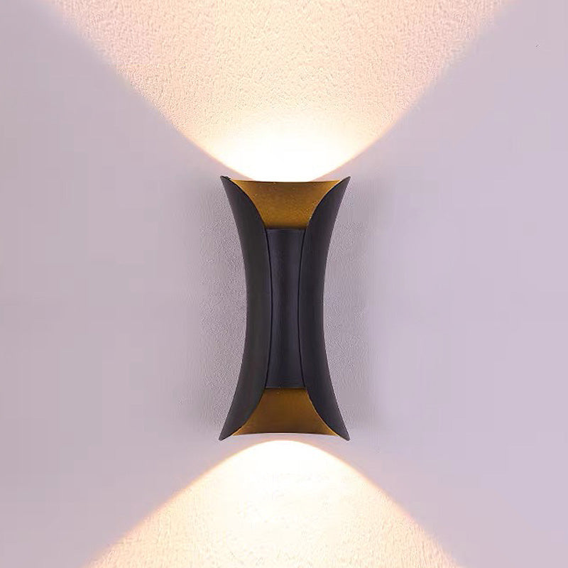 Waterproof LED Outdoor Wall Light-Lighting > Outdoor Lighting-casanuva-Black-D20*10CM-Warm White-casanuva