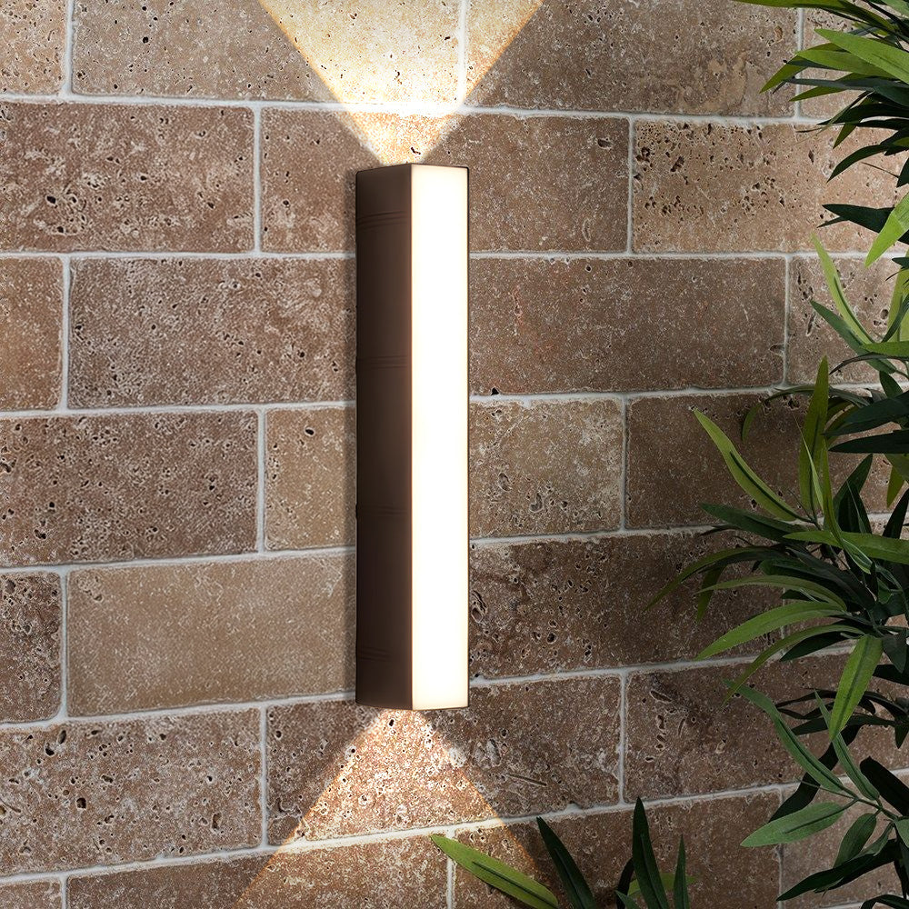 Waterproof LED Outdoor Wall Light Three-Way Luminous Design-Lighting > Outdoor Lighting-casanuva-Black-L37cm*H7(24W)-Warm Light-casanuva