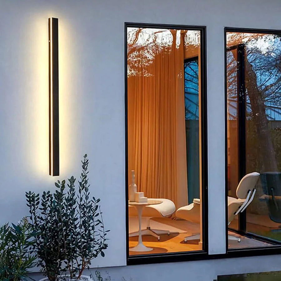 Waterproof LED Outdoor Wall Light for Front Door-Lighting > Outdoor Lighting-casanuva-Black-W5*H100cm(24W)-White Light-casanuva