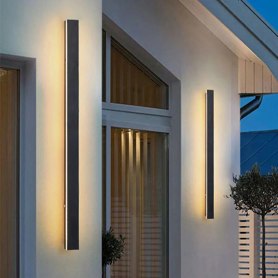 Waterproof LED Outdoor Wall Light for Front Door-Lighting > Outdoor Lighting-casanuva-Black-W5*H180cm(40W)-White Light-casanuva