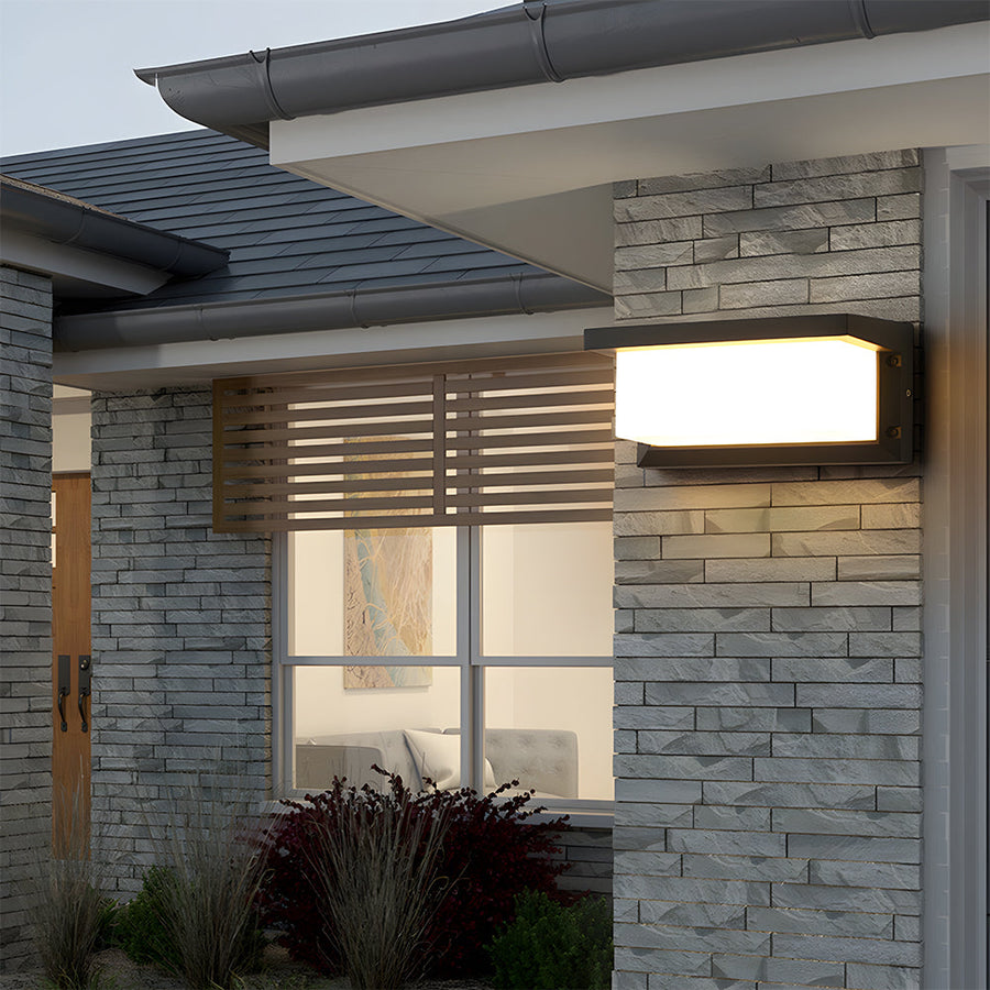 Waterproof Outdoor LED Wall Light Sensor-Lighting > Outdoor Lighting-casanuva-Regular-L 5x26cm-White Light-casanuva