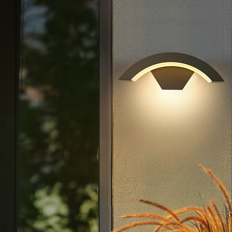 Waterproof Outdoor Wall Light IP65 for Porch Garden Courtyard-Lighting > Outdoor Lighting-casanuva-Black-Warm Light-36W-casanuva