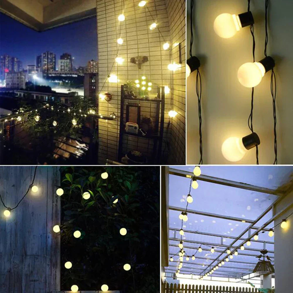 Waterproof Solar String Lights for Outdoor Garden and Balcony-Lighting > Outdoor Lighting-casanuva-casanuva