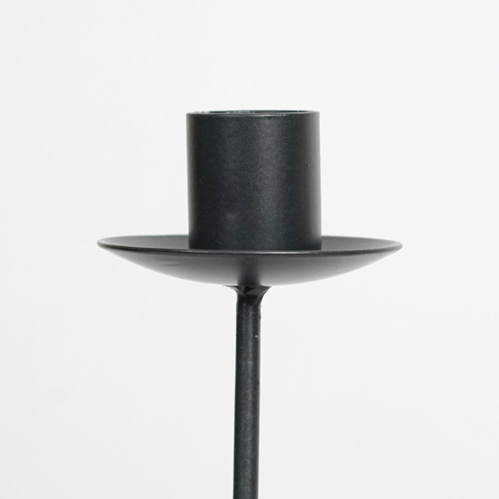 Wavy Iron Candle Holder Sculpted Design-Home Decor > Candle Holders-casanuva-casanuva