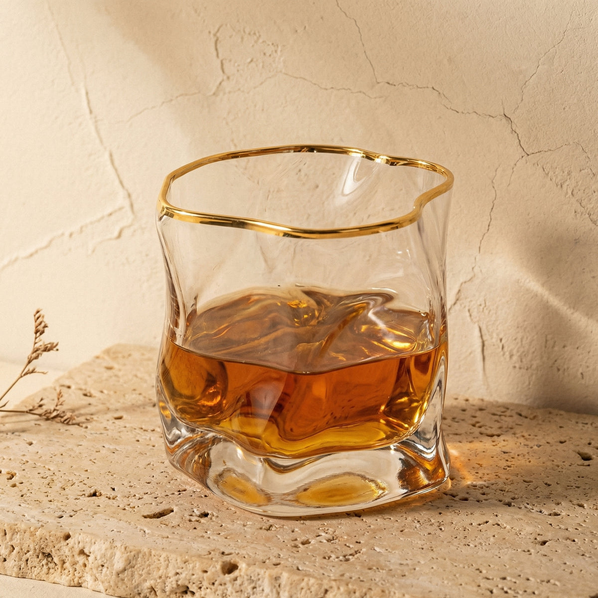 Whiskey Glasses Luxe Texture for a Refined Drinking Experience-Kitchen & Dining > Tableware-casanuva-casanuva