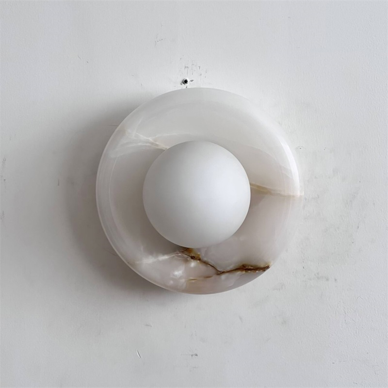 White Jade Wall Sconce-Lighting > Wall Lights-casanuva-casanuva