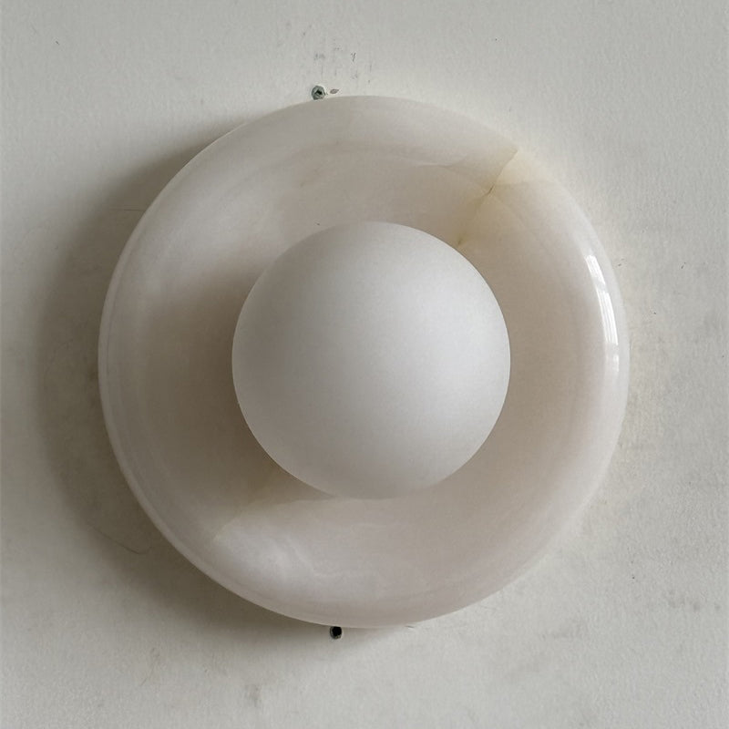 White Jade Wall Sconce-Lighting > Wall Lights-casanuva-20cmx20cm-White Jade S82-casanuva