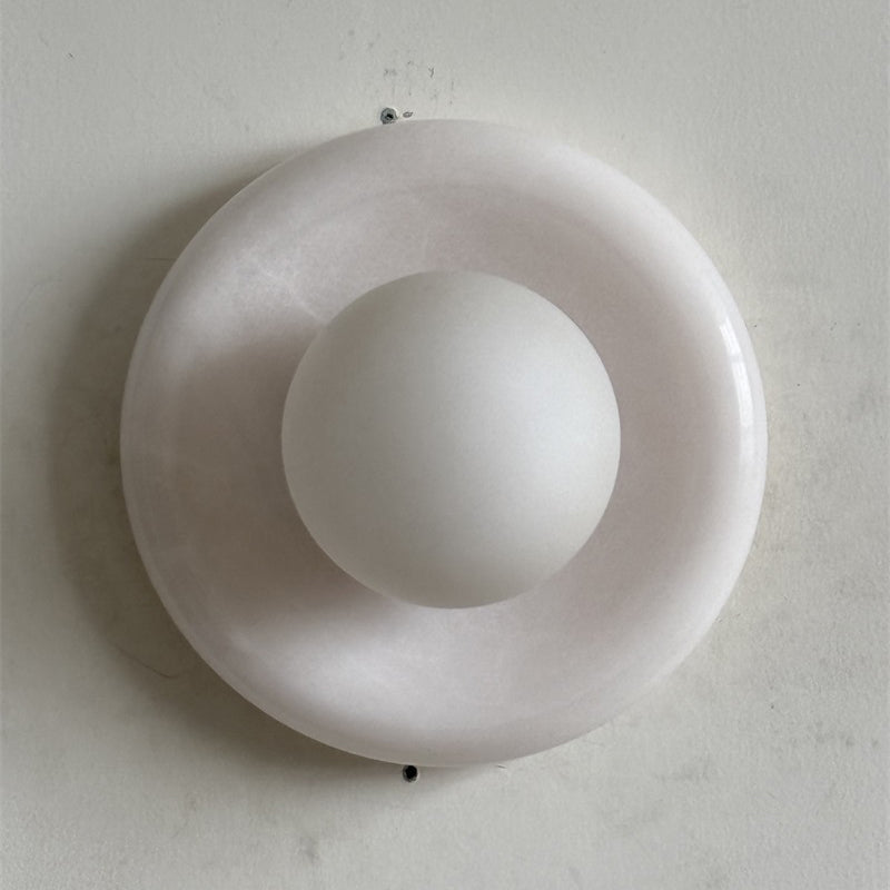 White Jade Wall Sconce-Lighting > Wall Lights-casanuva-20cmx20cm-White Jade S83-casanuva
