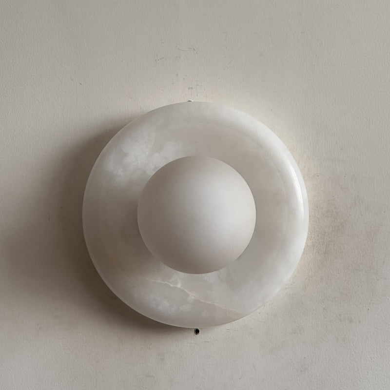 White Jade Wall Sconce-Lighting > Wall Lights-casanuva-20cmx20cm-White Jade V17-casanuva