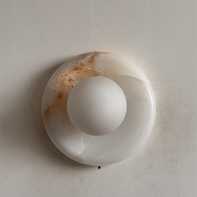 White Jade Wall Sconce-Lighting > Wall Lights-casanuva-20cmx20cm-White Jade V21-casanuva