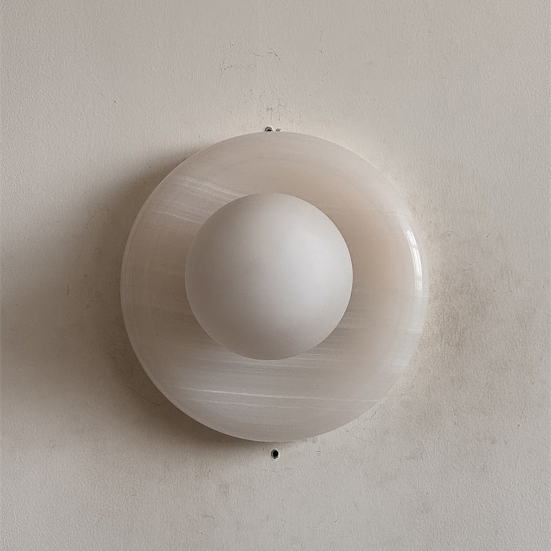 White Jade Wall Sconce-Lighting > Wall Lights-casanuva-20cmx20cm-White Jade V41-casanuva