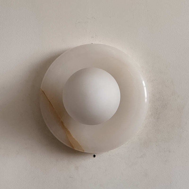 White Jade Wall Sconce-Lighting > Wall Lights-casanuva-20cmx20cm-White Jade V69-casanuva