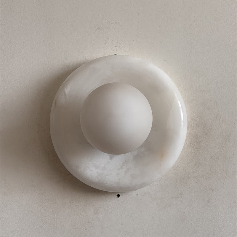 White Jade Wall Sconce-Lighting > Wall Lights-casanuva-20cmx20cm-White Jade V70-casanuva