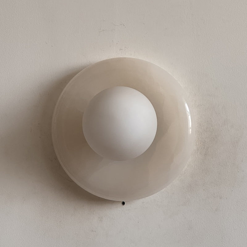 White Jade Wall Sconce-Lighting > Wall Lights-casanuva-20cmx20cm-White Jade V87-casanuva