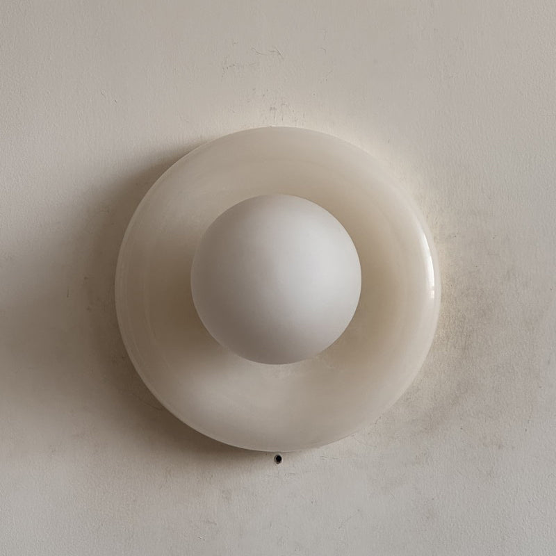 White Jade Wall Sconce-Lighting > Wall Lights-casanuva-20cmx20cm-White Jade V99-casanuva