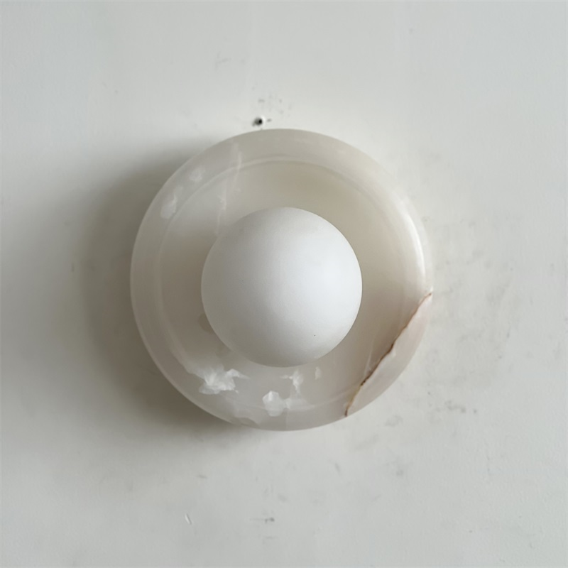 White Jade Wall Sconce-Lighting > Wall Lights-casanuva-casanuva