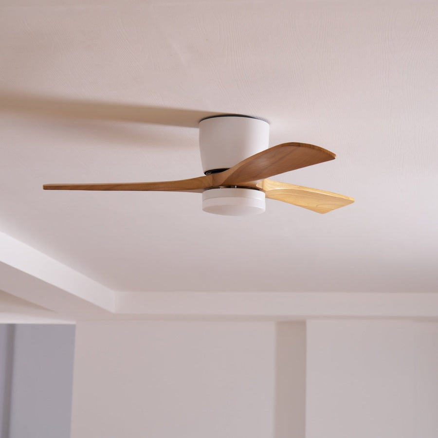 Wooden Ceiling Fan Light Nordic Style-Lighting > Ceiling Lights-casanuva-casanuva