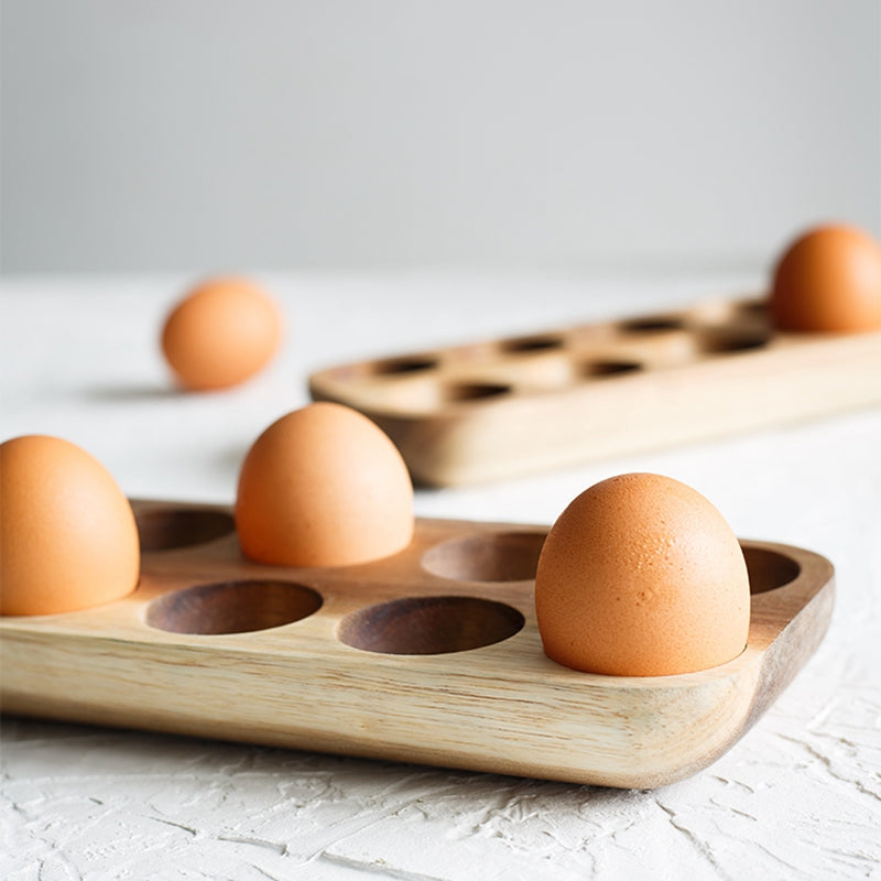 Wooden Egg Holder Storage Box-Kitchen & Dining > Kitchen Accessories-casanuva-casanuva