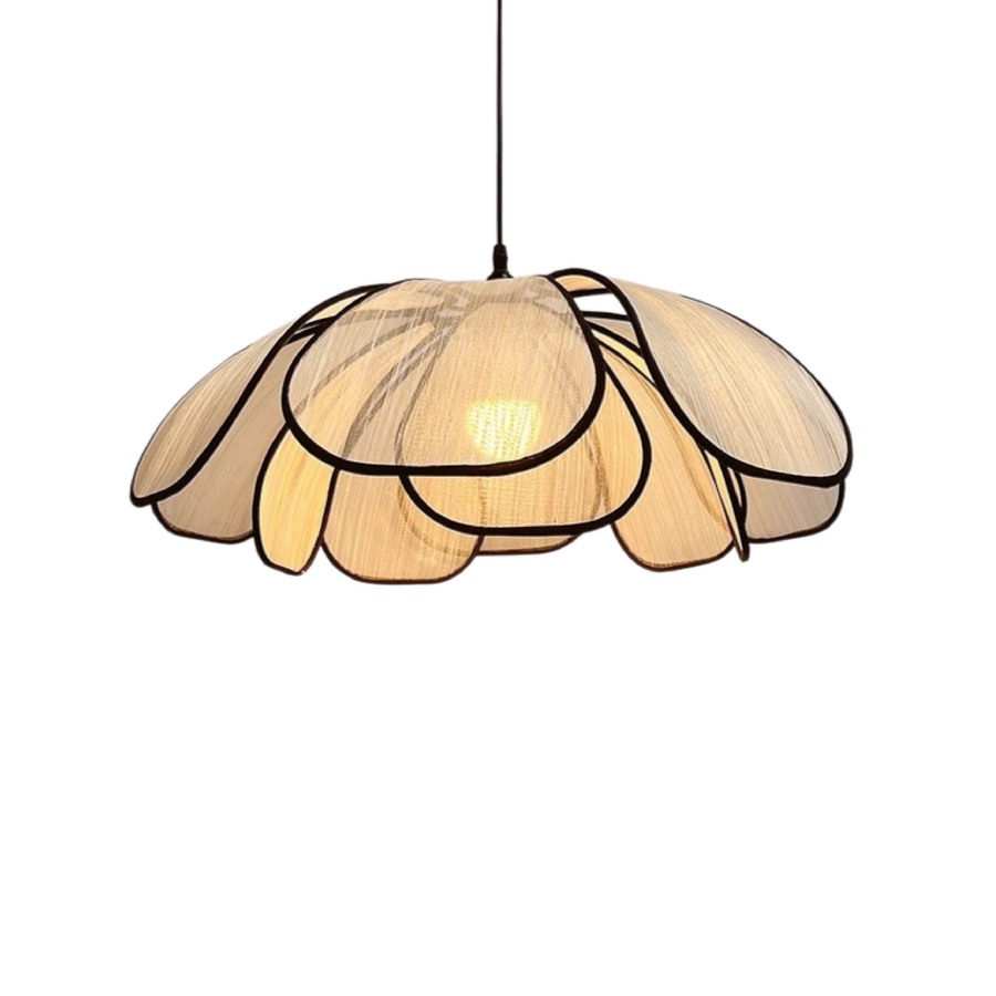 Wooden Flower Pendant Light Scandinavian Design-Lighting > Pendant Lights-casanuva-30cm-casanuva