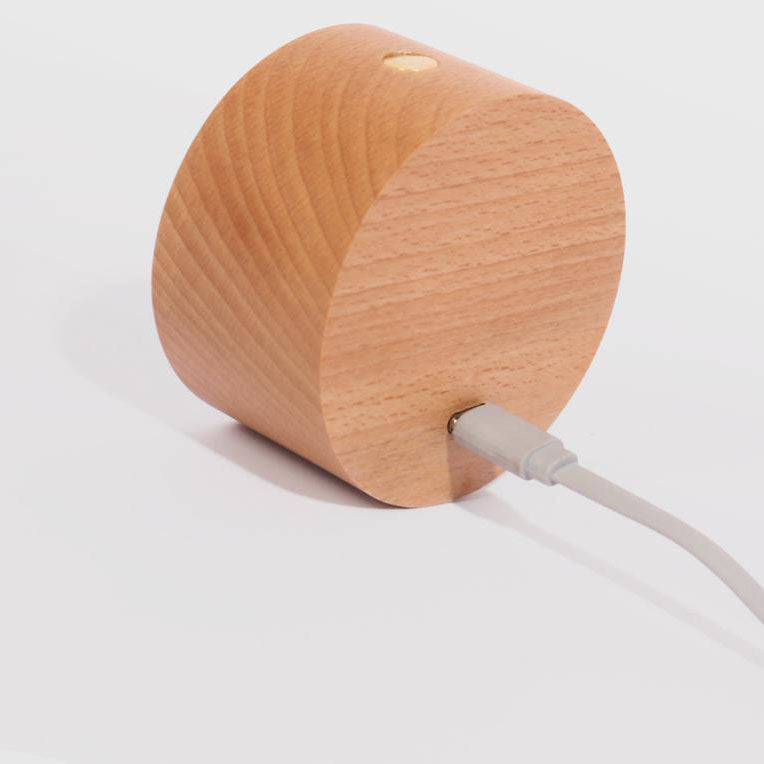 Wooden LED Night Light Rechargeable Touch Magnetic Wall Sconce Lamp-Lighting > Ambient Lighting-casanuva-casanuva