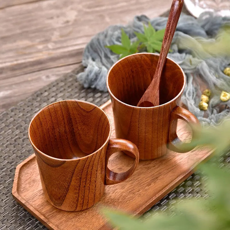 Wooden Mug with Natural Character-Kitchen & Dining > Tableware-casanuva-casanuva