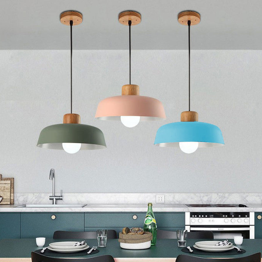 Wooden Pendant Light Nordic Style-Lighting > Pendant Lights-casanuva-casanuva