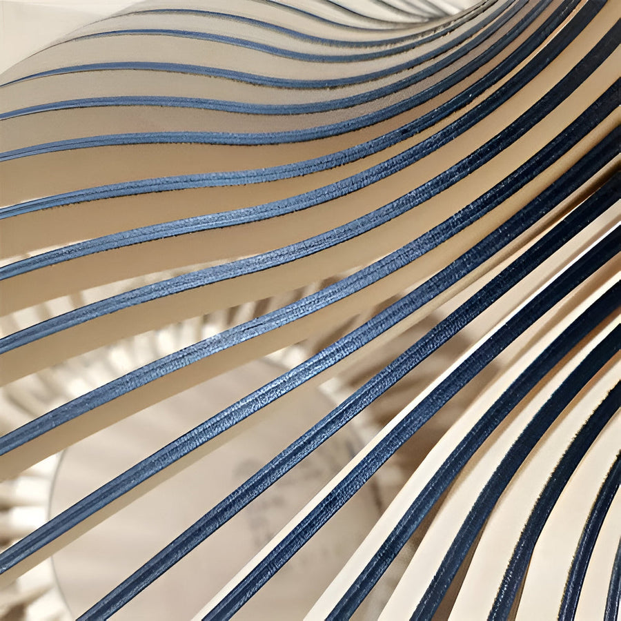 Wooden Pendant Light with Cage Shade Design-Lighting > Pendant Lights-casanuva-casanuva