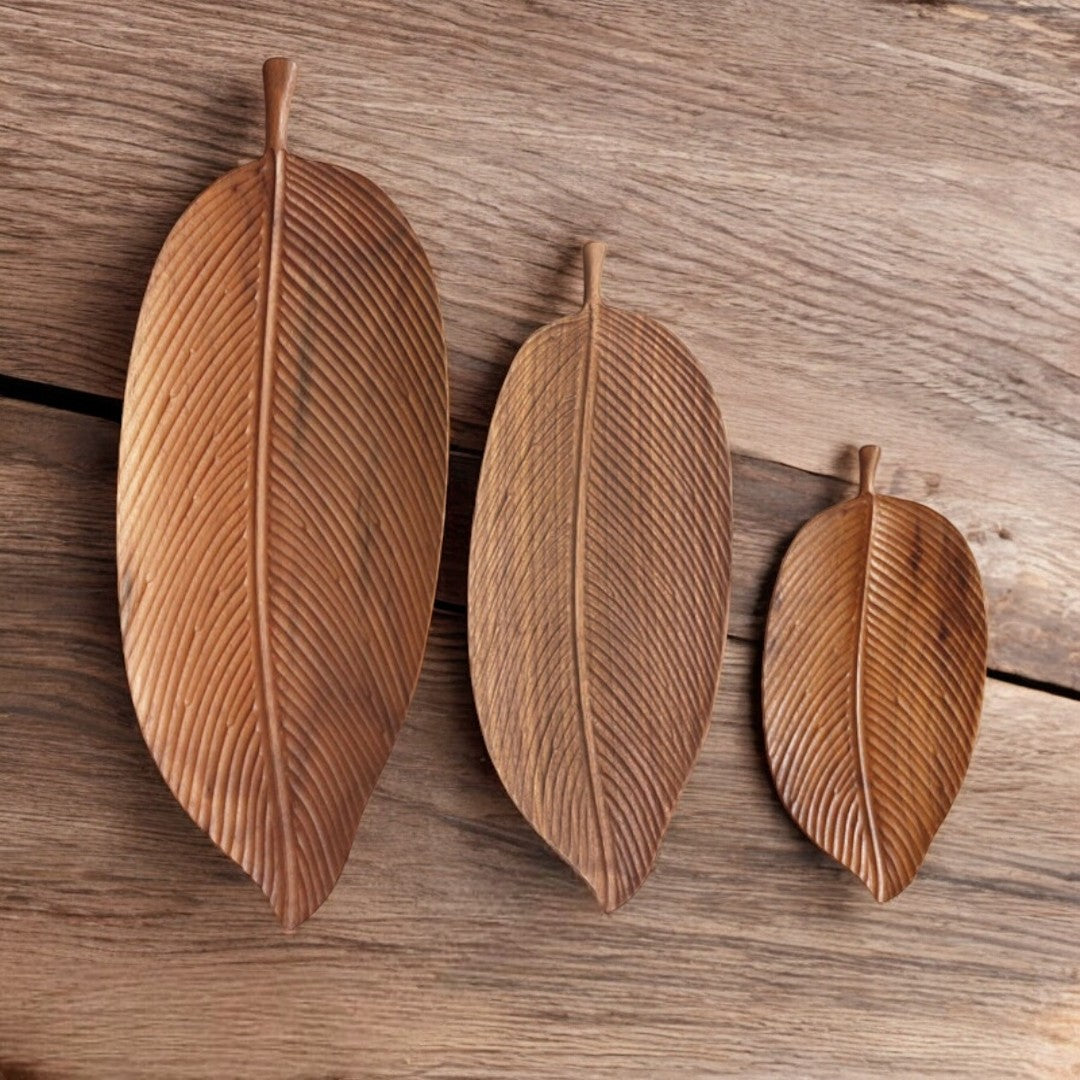 Wooden Serving Bowl Organic Design for Stylish Table Settings-Kitchen & Dining > Tableware-casanuva-casanuva
