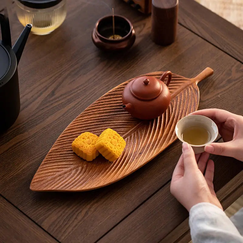 Wooden Serving Bowl Organic Design for Stylish Table Settings-Kitchen & Dining > Tableware-casanuva-S - 30 × 12.5 Cm-casanuva