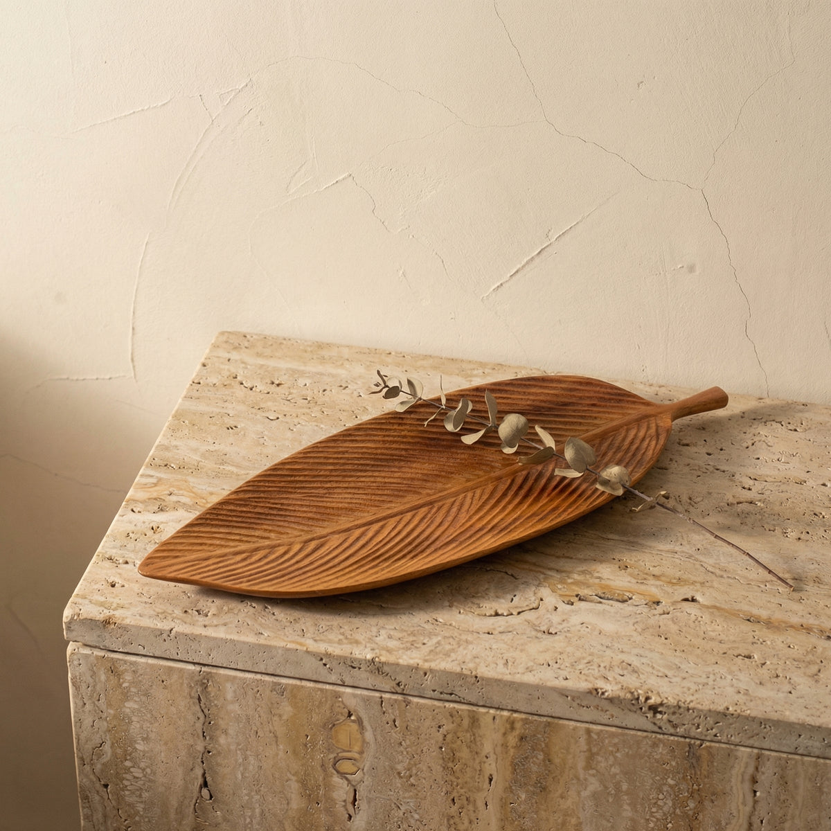 Wooden Serving Bowl Organic Design for Stylish Table Settings-Kitchen & Dining > Tableware-casanuva-casanuva