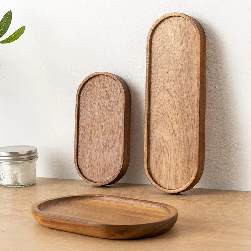 Wooden Tray Handcrafted Natural Design for Coffee Moments-Kitchen & Dining > Tableware-casanuva-casanuva