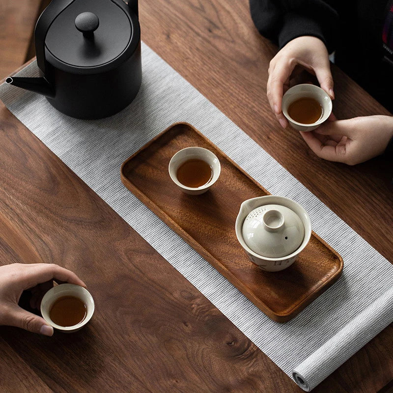 Wooden Tray Handcrafted Natural Design for Coffee Moments-Kitchen & Dining > Tableware-casanuva-casanuva