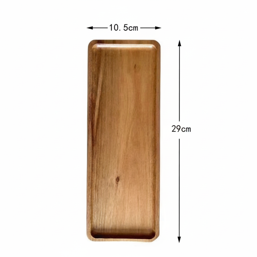 Wooden Tray Handcrafted Natural Design for Coffee Moments-Kitchen & Dining > Tableware-casanuva-Square Large-casanuva