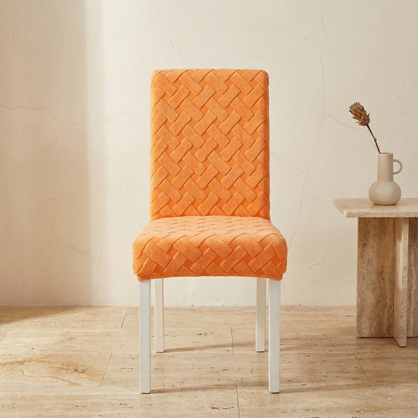 Woven Jacquard Chair Cover Washable Stretch Fabric-Covers & Textiles > Chair Covers-casanuva-casanuva