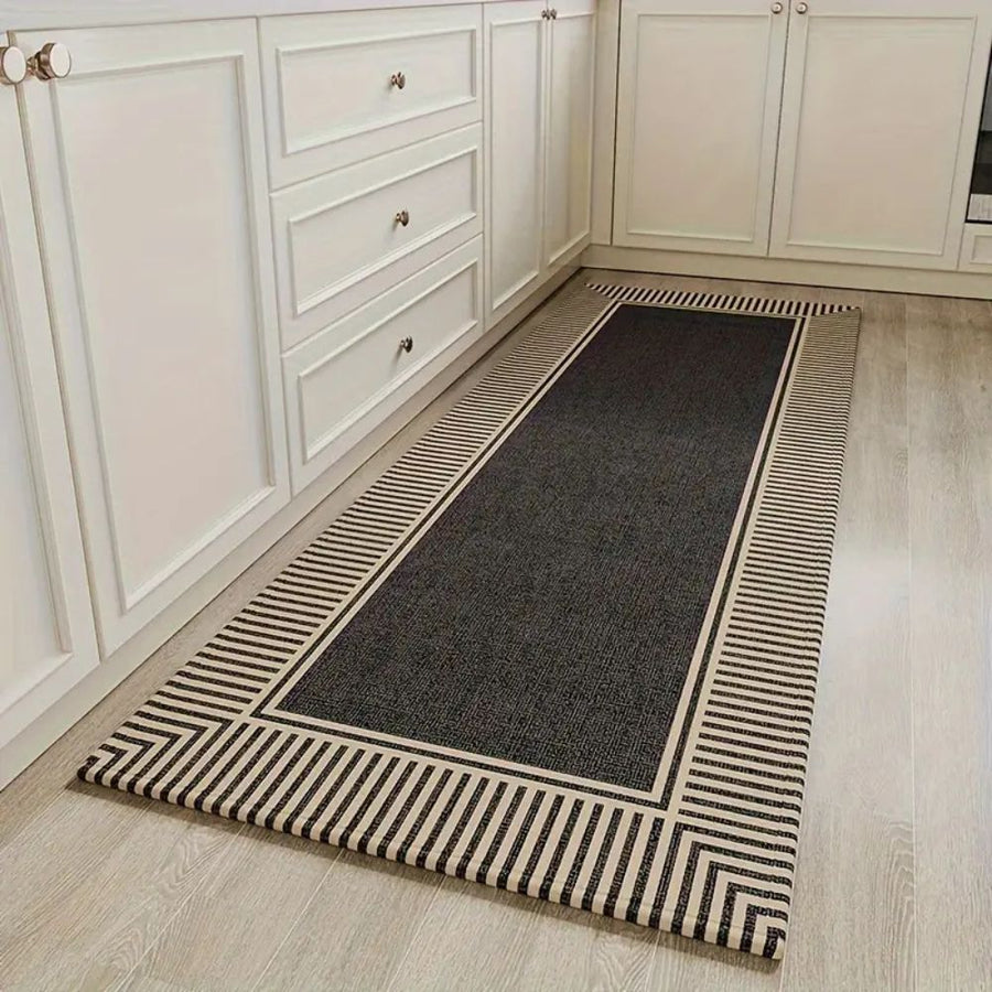 Zebra Stripe Soft Kitchen Runner Mat-Kitchen & Dining > Kitchen Mats-casanuva-18"x27.5"-casanuva