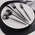 30-Piece Stainless Steel Cutlery Set Minimalist Design-Kitchen & Dining > Cutlery-casanuva-casanuva