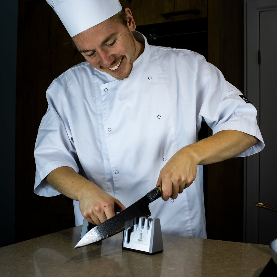 4-in-1 Knife Sharpener with Diamond and Ceramic Grinding Options-Kitchen & Dining > Cooking Utensils-casanuva-casanuva